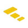 Image de Plaques lisses (1x2,2x2,2x4) jaune signalisation transparent 004 /sachet  1000 pieces 