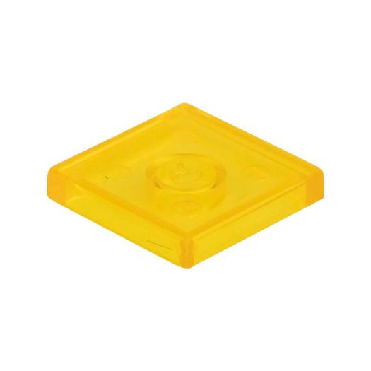 Picture for category Tiles (1x2,2x2,2x4) traffic yellow transparent 004 /bag 1000 pcs