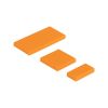 Image de Plaques lisses (1x2,2x2,2x4) orange clair 150 /sachet  1000 pieces 