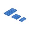 Picture of Tiles (1x2,2x2,2x4) sky blue transparent 192 /bag 1000 pcs