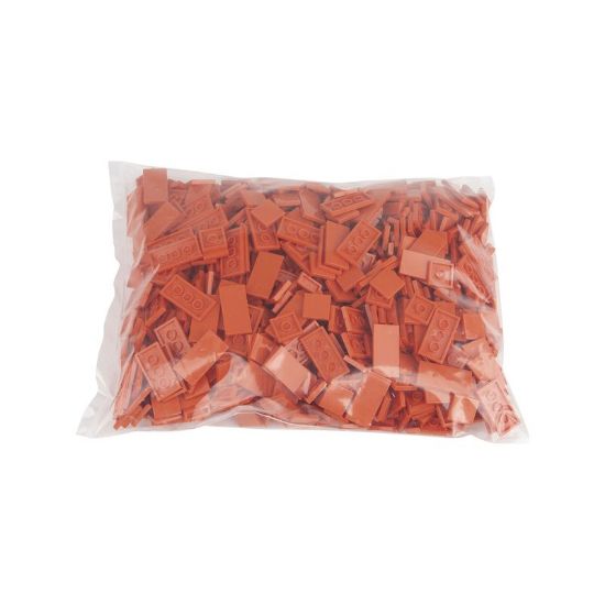 Slika Ploščice (1x2,2x2,2x4) čisto oranžna 501 /vrečka 1000 kos 