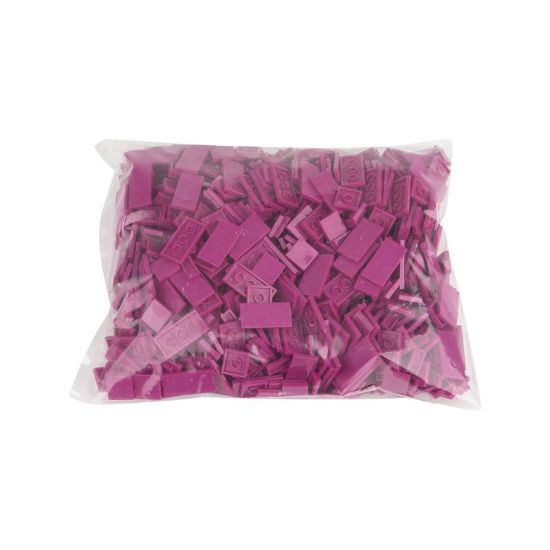 Picture of Tiles (1x2,2x2,2x4) traffic purple 624 /bag 1000 pcs