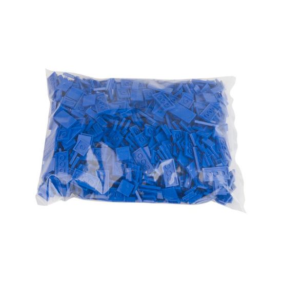 Image de Plaques lisses (1x2,2x2,2x4) bleue 663 /sachet  1000 pieces 
