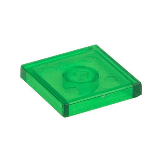 Slika za kategorijo Ploščice (1x2,2x2,2x4) prozorno signalno zelena 708 /vrečka 1000 kos 