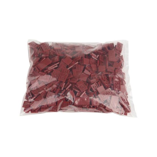 Slika Ploščice (1x2,2x2,2x4) rjavo rdeča 852 /vrečka 1000 kos 