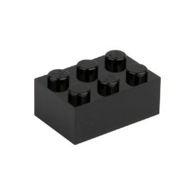 Picture of Loose brick 2X3 traffic black 650