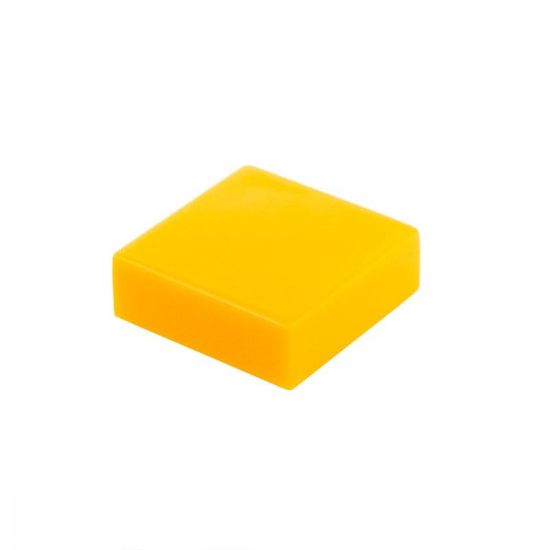Picture of Loose tile 1x1 melon yellow 242