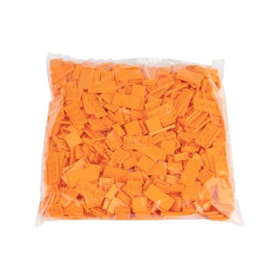 Picture of Tiles (1x1,1x2,2x2,2x4) bright red orange 150 /bag 1000 pcs