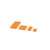 Image de Plaques lisses (1x1,1x2,2x2,2x4) orange clair 150 /sachet  1000 pieces 