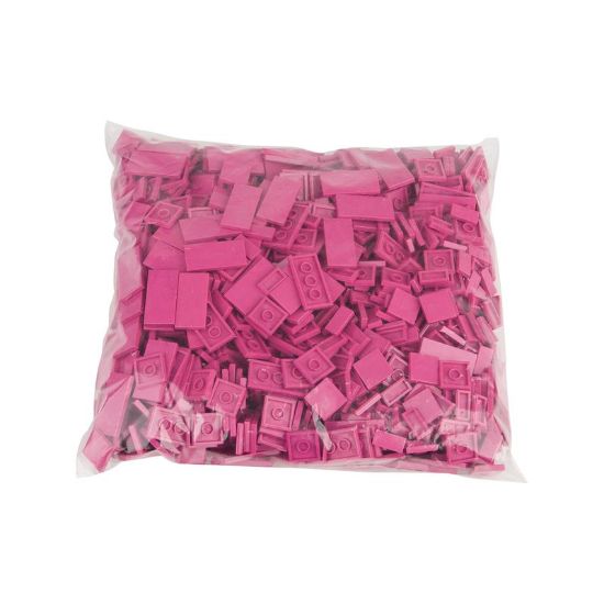 Image de Plaques lisses (1x1,1x2,2x2,2x4) magenta 824 /sachet  1000 pieces 