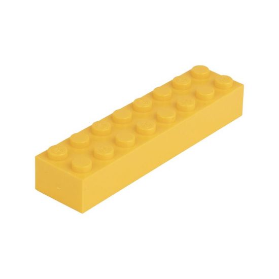 Picture of Loose brick 2X8 melon yellow 242