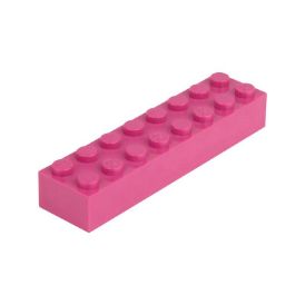 Picture of Loose brick 2X8 telemagenta 824