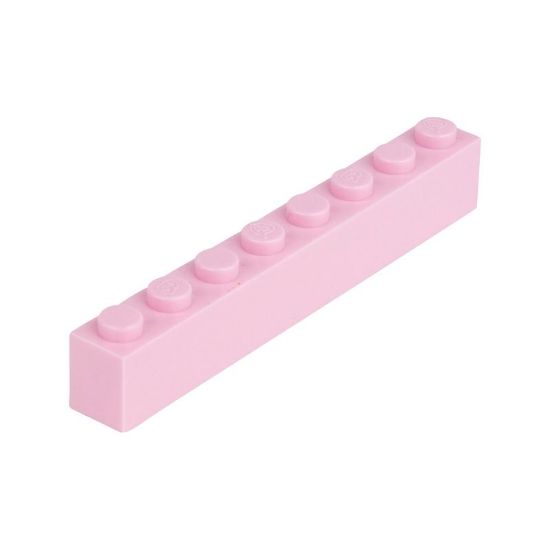 Picture of Loose brick 1X8 light pink 970