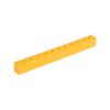 Picture of Loose brick 1X12 melon yellow 242