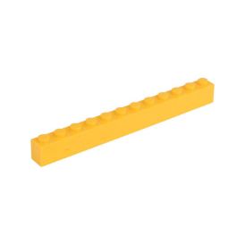 Picture of Loose brick 1X12 melon yellow 242