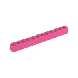 Picture of Loose brick 1X12 telemagenta 824