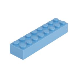 Slika Posamezna kocka 2X8 svetlo modra 890
