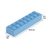 Picture of Loose brick 2X8 light blue 890