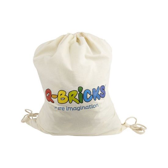 Image de Briques pour jardin d''enfants mélange de base /sachet 1000 pieces avec sac a dos en coton