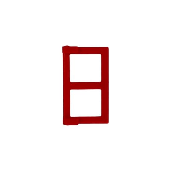 Immagine di Pannello finestra 1x2x3 - rosso fuoco 620