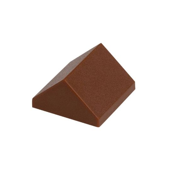 Picture of Ridged tile 2X2/ 45° - signal brown 090