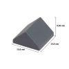 Picture of Ridged tile 2X2/ 45° - dusty gray 851