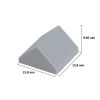 Picture of Ridged tile 2X2/ 45° - window gray 411