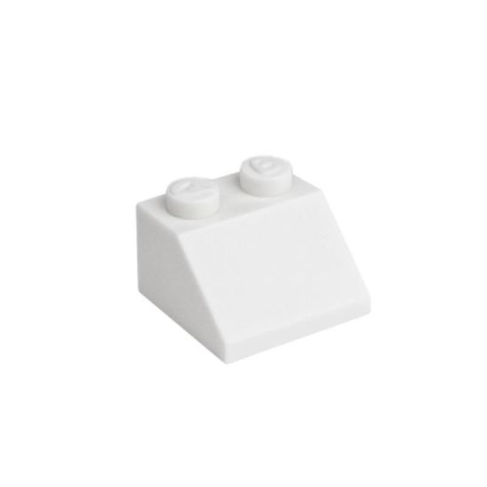 Picture of Roof tile 2X2/45° - pure white 713