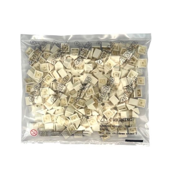 Picture of Bag ridged tiles 2X2 /45° pure white 713