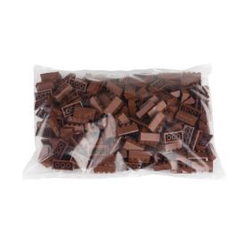 Picture of Bag roof tiles 2X4 /45° signal brown 090