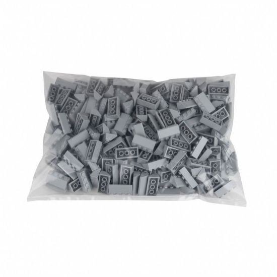 Picture of Bag roof tiles 2X4 /45° window gray 411