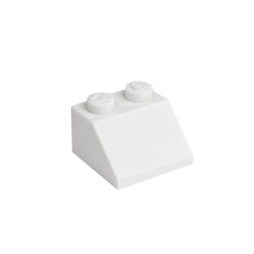 Picture for category Bag roof tiles 2X2 /45° pure white 713