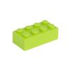 Picture of Loose brick 2X4 bright green 334
