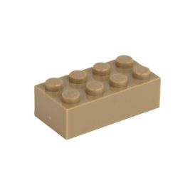 Bild von Lose Baustein 2X4 Graubeige 268