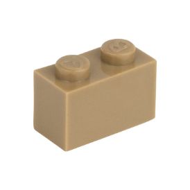 Bild von Lose Baustein 1X2 Graubeige 268