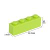 Picture of Loose brick 1X4 bright green 334