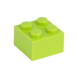 Picture of Loose brick 2X2 bright green 334