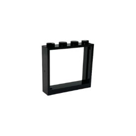 Image de Cadre de fenetre 1x4x3 -noire 650