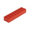 Picture of Loose brick 2X8 flame red 620