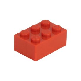 Slika Posamezna kocka 2X3 ognjeno rdeča 620