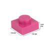Picture of Loose plate 1X1 telemagenta 824