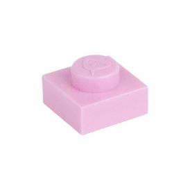 Picture of Loose plate 1X1 light pink 970