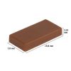 Picture of Loose tile 1X2 signal brown 090