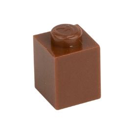 Picture of Loose brick 1X1 signal brown 090