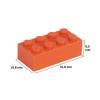 Picture of Loose brick 2X4 pure orange 501