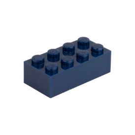 Slika Posamezna kocka 2X4 safirno modra 473