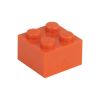 Slika Posamezna kocka 2X2 čisto oranžna 501