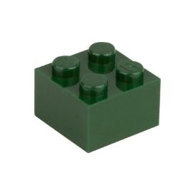 Slika Posamezna kocka 2X2 mah zelena 484