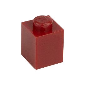 Slika Posamezna kocka 1X1 rjavo rdeča 852
