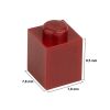 Picture of Loose brick 1X1 brown red 852